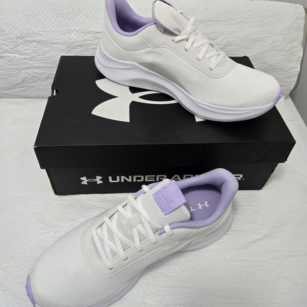 Under Armour W Aurora 3 Womens Training Shoes White Lilac 3024038-100 Size 11
